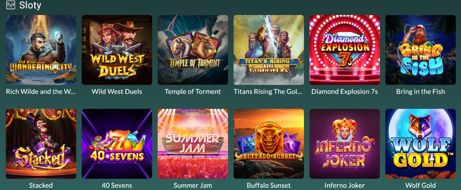 Interfejs Lemon Kasyno Online